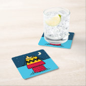 Peanuts | Woodstock Camping Half & Half Kartonnen Onderzetters (Insitu)