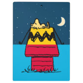 Peanuts | Woodstock Camping Half & Half Klembord (Achterkant)