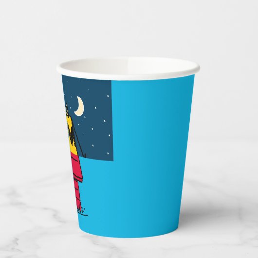 Peanuts | Woodstock Camping Half & Half Papieren Bekers (Links)
