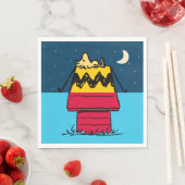 Peanuts | Woodstock Camping Half & Half Servet (Insitu)