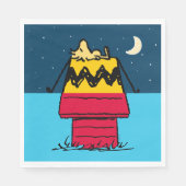 Peanuts | Woodstock Camping Half & Half Servet (Voorkant)