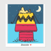 Peanuts | Woodstock Camping Half & Half Sticker (Vel)