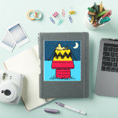 Peanuts | Woodstock Camping Half & Half Sticker (iPad Cover)