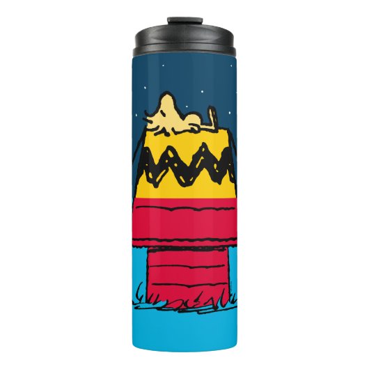 Peanuts | Woodstock Camping Half & Half Thermosbeker (Voorkant)