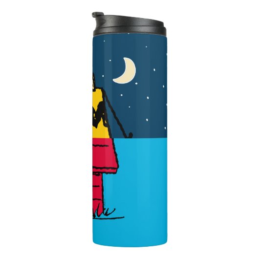 Peanuts | Woodstock Camping Half & Half Thermosbeker (Geroteerd rechts)