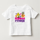 Peanuts | Woodstock Flower Power Kinder Shirts (Voorkant)