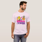 Peanuts | Woodstock Flower Power T-shirt (Voorkant volledig)
