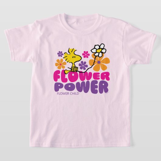 Peanuts | Woodstock Flower Power T-shirt (Laagn)