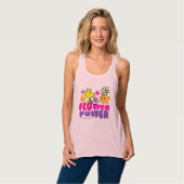 Peanuts | Woodstock Flower Power Tanktop (Volledige Voorkant)
