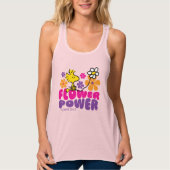 Peanuts | Woodstock Flower Power Tanktop (Voorkant)