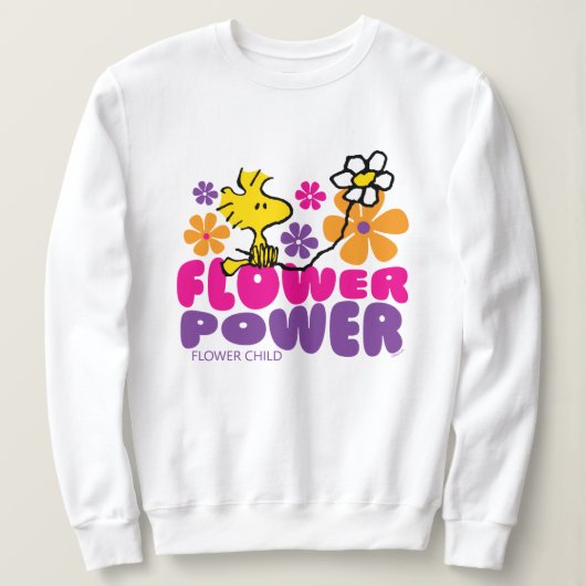 Peanuts | Woodstock Flower Power Trui (Design voorkant)