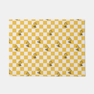 Peanuts Woodstock Geruite vlag Deurmat