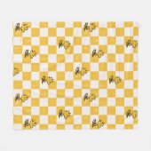 Peanuts | Woodstock Geruite vlag Fleece Deken (Voorkant (Horizontaal))