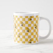 Peanuts | Woodstock Geruite vlag Grote Koffiekop (Rechts)