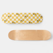 Peanuts | Woodstock Geruite vlag Persoonlijk Skateboard (Horizontaal)