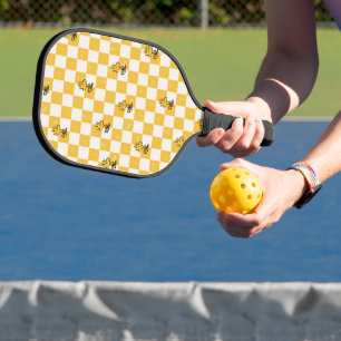 Peanuts Woodstock Geruite vlag Pickleball Paddle