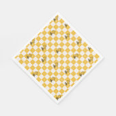 Peanuts | Woodstock Geruite vlag Servet (Hoek)