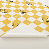 Peanuts | Woodstock Geruite vlag Sherpa Deken (3/4)
