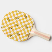 Peanuts | Woodstock Geruite vlag Tafeltennisbatje (Zijkant)