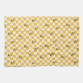 Peanuts | Woodstock Geruite vlag Theedoek (Horizontaal)