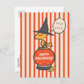 Peanuts | Woodstock Heksenstrepen Feestdagenkaart (Voorkant / Achterkant)