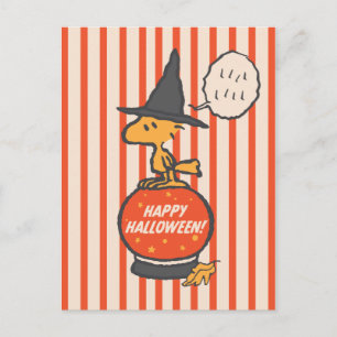 Peanuts    Woodstock Heksenstrepen Feestdagenkaart