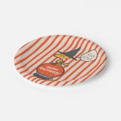 Peanuts |  Woodstock Heksenstrepen Papieren Bordje (Gekanteld)