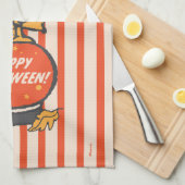 Peanuts |  Woodstock Heksenstrepen Theedoek (Quarter Fold)