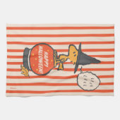 Peanuts |  Woodstock Heksenstrepen Theedoek (Horizontaal)