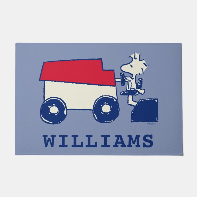 Peanuts | Woodstock Ice Resurfacing Machine Deurmat (Voorkant)