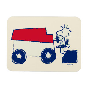 Peanuts   Woodstock Ice Resurfacing Machine Magneet