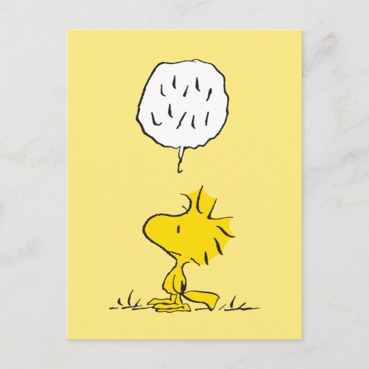 Peanuts | Woodstock-luidsprekers Briefkaart (Voorkant)