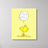 Peanuts | Woodstock-luidsprekers Canvas Afdruk (Voorkant)