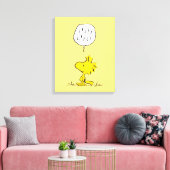 Peanuts | Woodstock-luidsprekers Canvas Afdruk (Insitu (Woonkamer))