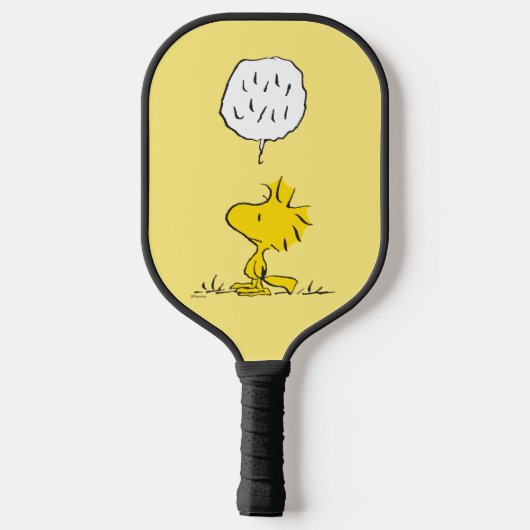Peanuts | Woodstock-luidsprekers Pickleball Paddle (Achterkant)