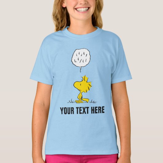 Peanuts | Woodstock-luidsprekers T-shirt (Voorkant)