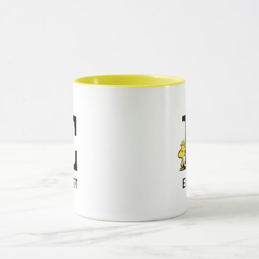 Peanuts | Woodstock Naam & Monogram E Mok (Midden)