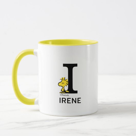 Peanuts | Woodstock Naam & Monogram I Mok (Links)