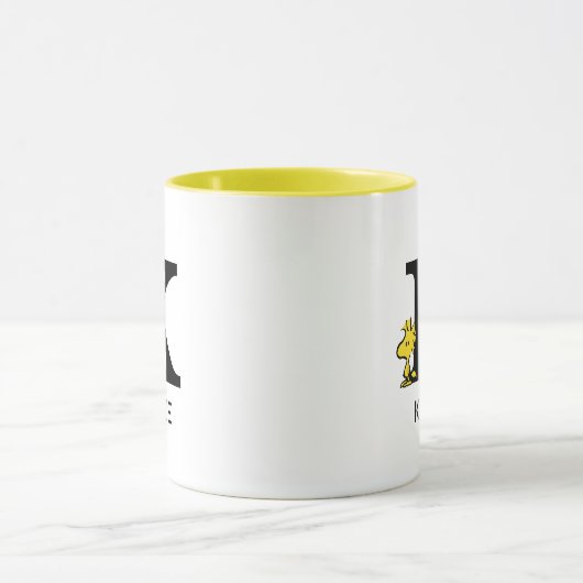 Peanuts | Woodstock Naam & Monogram K Mok (Midden)