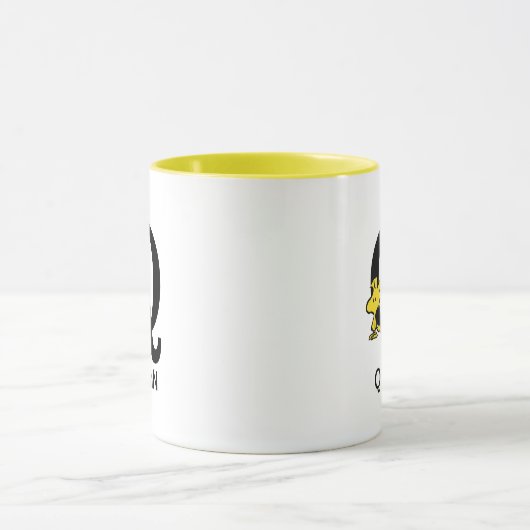 Peanuts | Woodstock Naam & Monogram Q Mok (Midden)