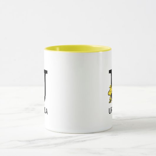 Peanuts | Woodstock Naam & Monogram U Mok (Midden)