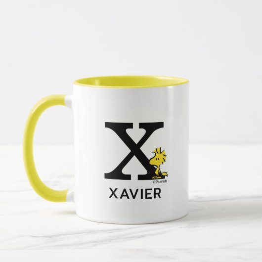 Peanuts | Woodstock Naam & Monogram X Mok (Links)