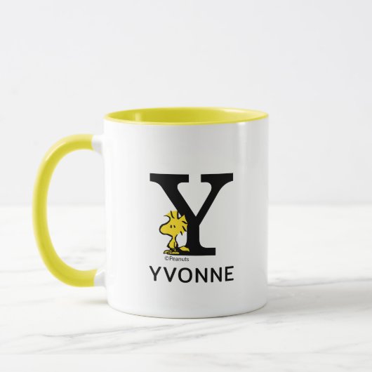 Peanuts | Woodstock Naam & Monogram Y Mok (Links)