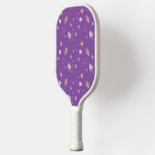 Peanuts | Woodstock Paarse hartpatroon Pickleball Paddle (Links)