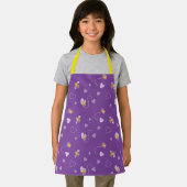 Peanuts | Woodstock Paarse hartpatroon Schort (Insitu)