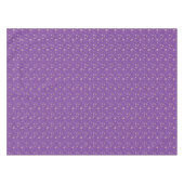 Peanuts | Woodstock Paarse hartpatroon Tafelkleed (Voorkant (Horizontaal))