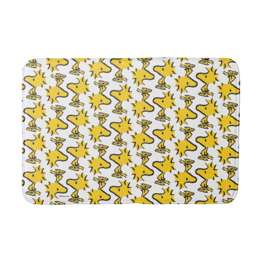 Peanuts | Woodstock Patroon Badmat (Voorkant)
