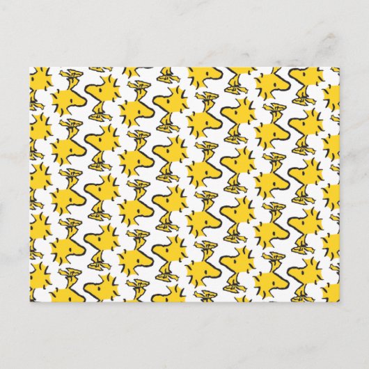 Peanuts | Woodstock Patroon Briefkaart (Voorkant)
