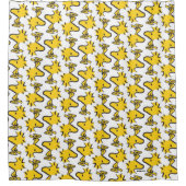 Peanuts | Woodstock Patroon Douchegordijn (Voorkant)