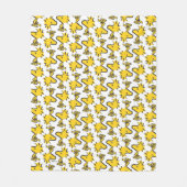 Peanuts | Woodstock Patroon Fleece Deken (Voorkant)